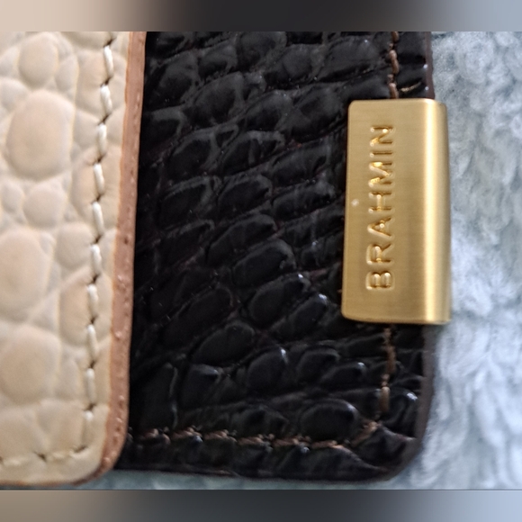 Brahmin Black and Cream Crossbody Bag - Picture 9 of 9